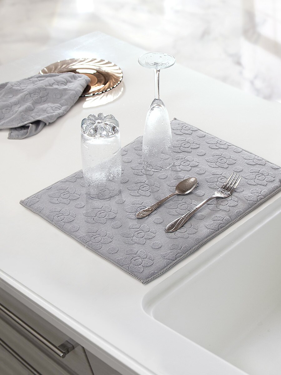 

Коврик для сушки посуды LUCKY, 30x40 см жаккард, микрофибра