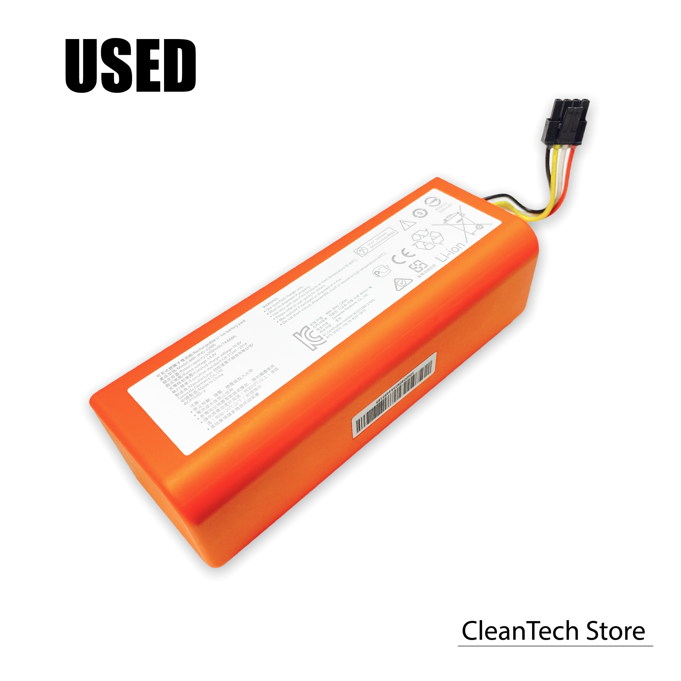 

Аккумулятор / АКБ Xiaomi Mi Robot Vacuum Cleaner, 1S, Sweep One S5 (s50, s51, s55), Roborock S5 Max, S6, S6 Pure, S7, E4 , E5