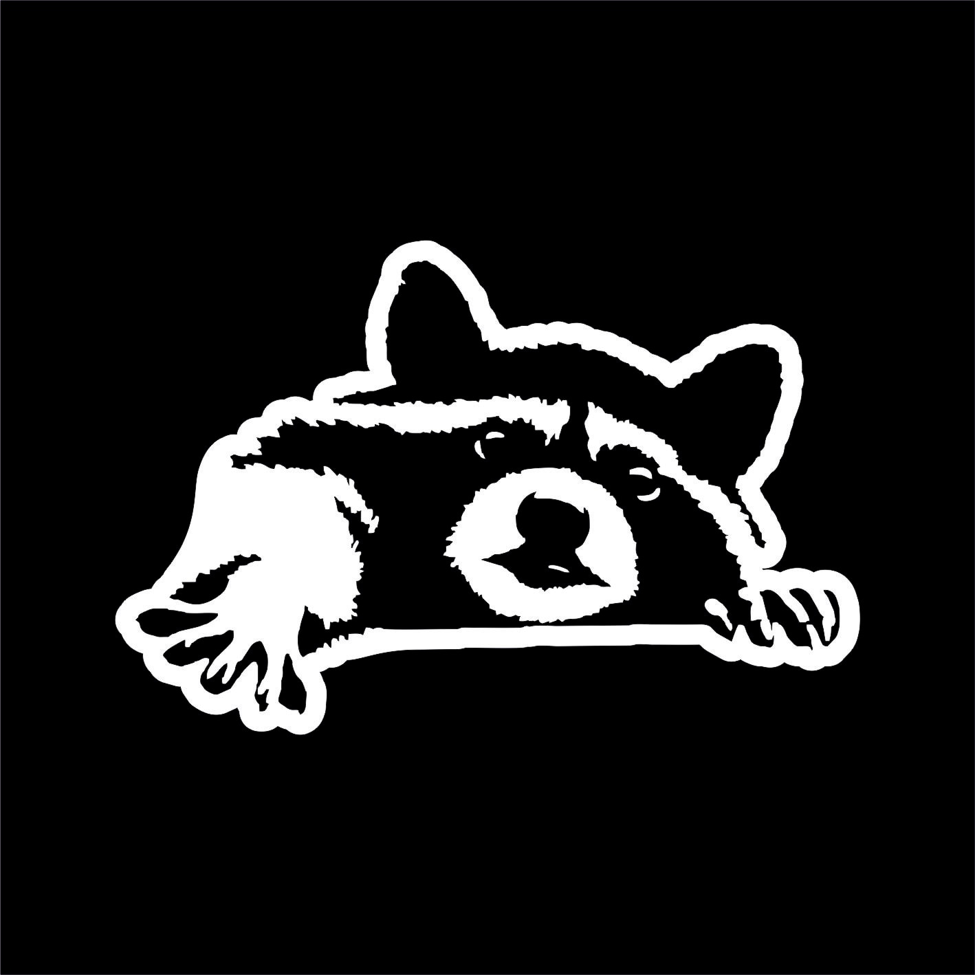 

Наклейка на авто "Енот", аксессуары для автостекол, автомобильные товары, стикеры