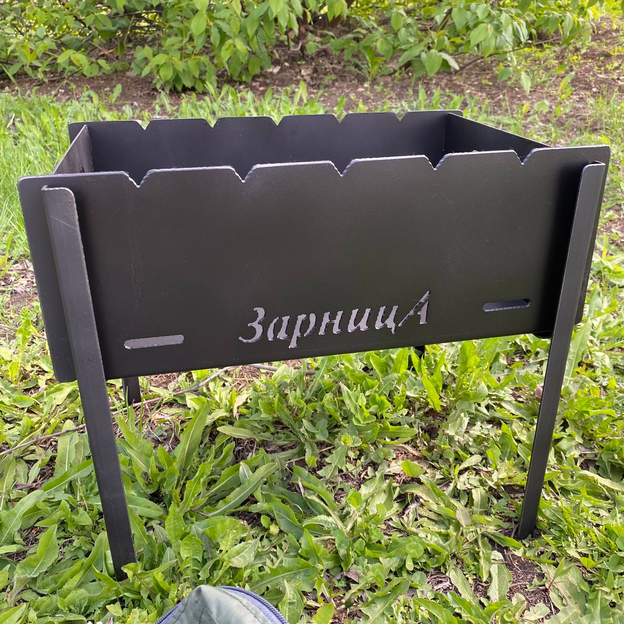 

Мангал барбекю ЗАРНИЦА разборный, сталь 1,2 мм