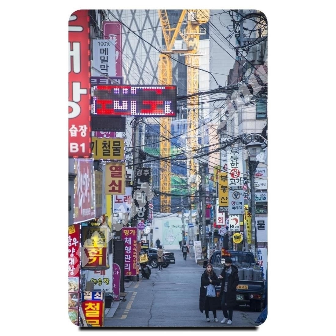 

Южная Корея Сувенирный магнит Винтажный туристический плакат