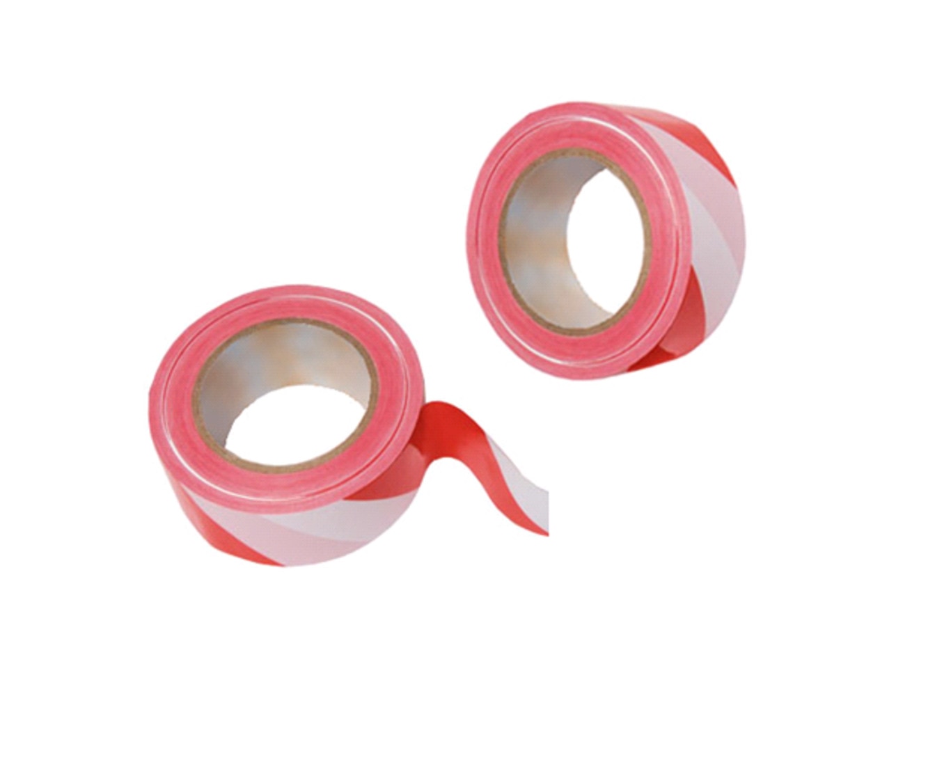 Лента оградительная сигнальная 48 мм × 150 м бело-красная 2 штуки Ограждения опасных зон опасная зона для работы и дома