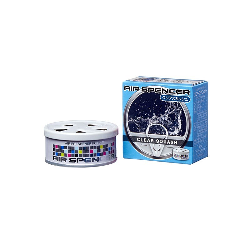 

Ароматизатор на торпедо Eikosha Spirit Refill Clear Squash (Чистая свежесть), меловой, баночка 40г, арт. A-24