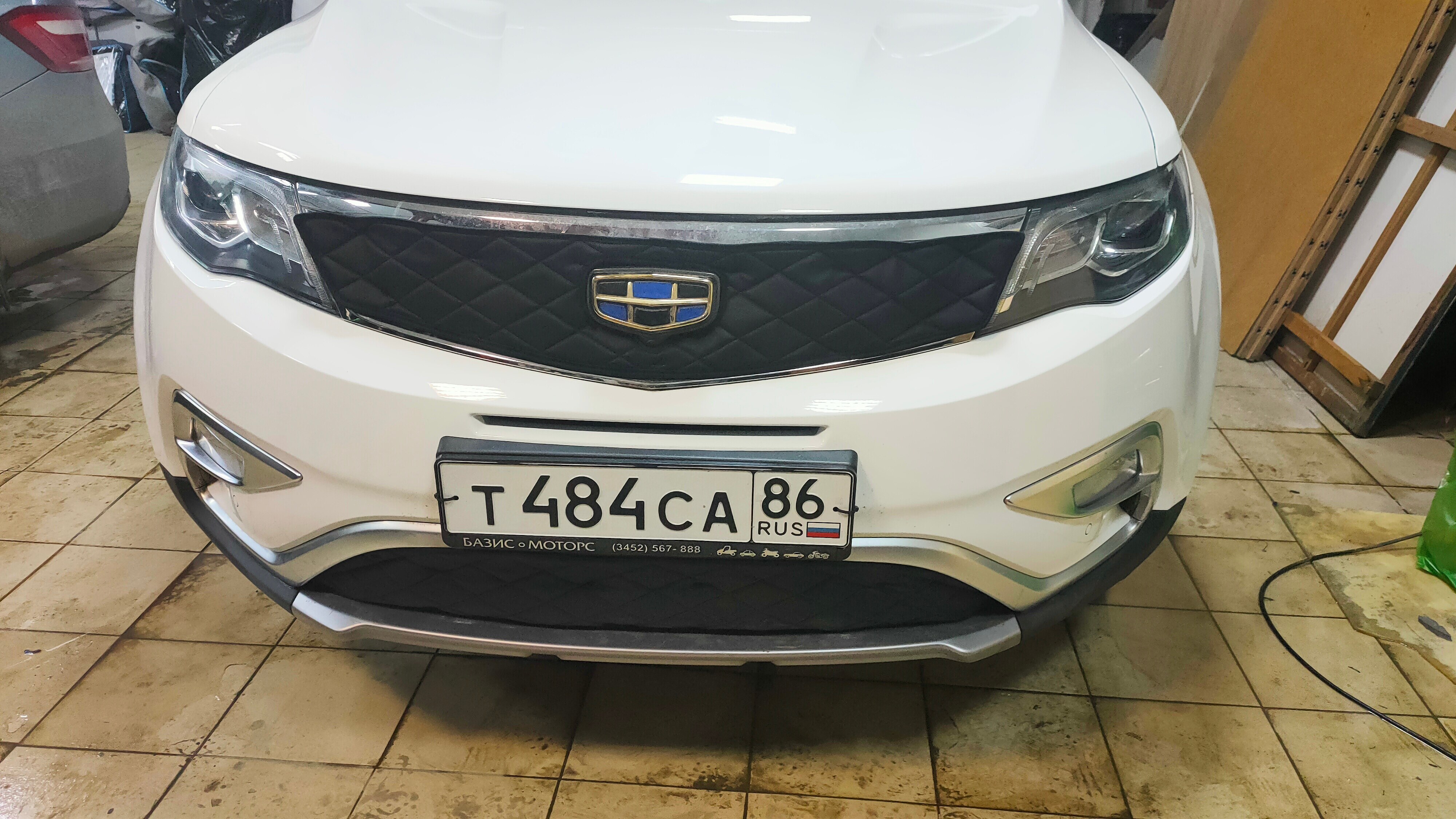 

Утеплитель радиатора для Geely Atlas 2016 – н.в. I (комплект 2 детали) Джили Атлас