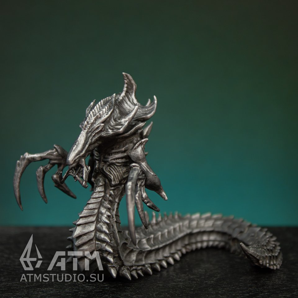

Zerg Hydralisk from StarCraft Metal Figurine зерг гидралиск Старкрафт миниатюра miniature фигурка figure