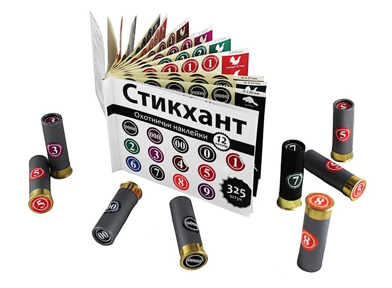 

Набор наклеек Стикхант 12 калибр Премиум.