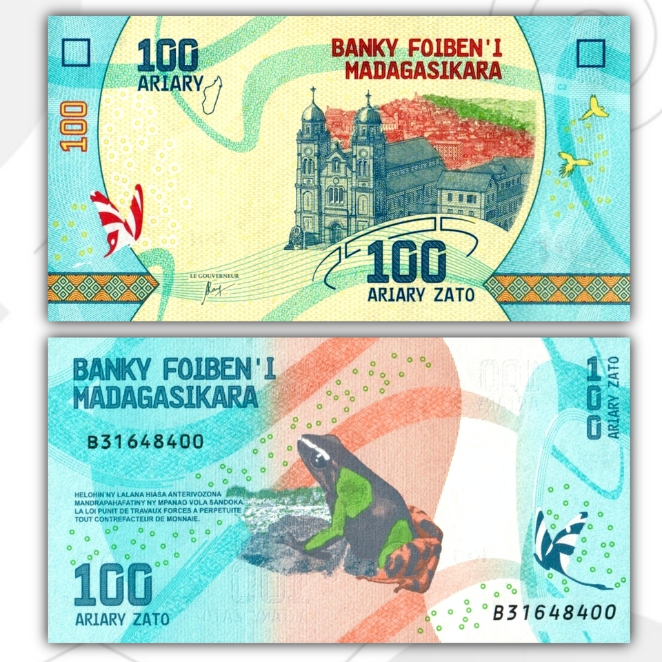 

банкнота Мадагаскар 100 Ариари