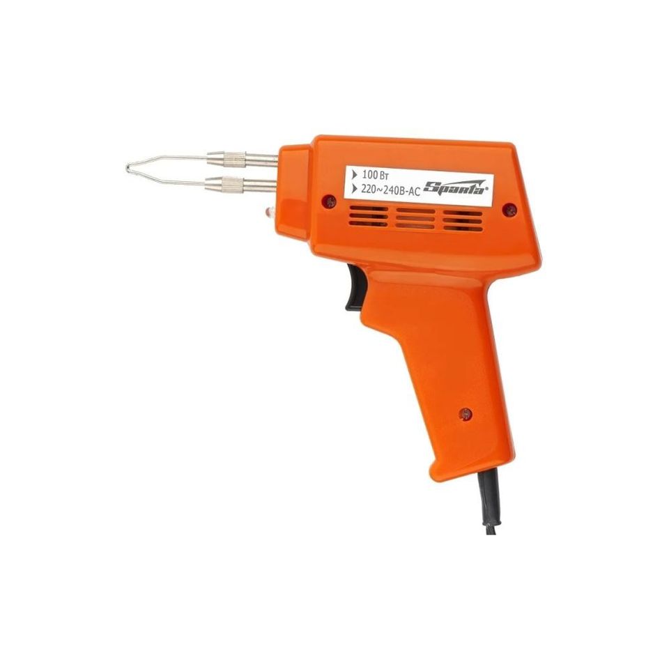 

Паяльник импульсный с петлеобразным жалом 100 Вт Sparta 913110