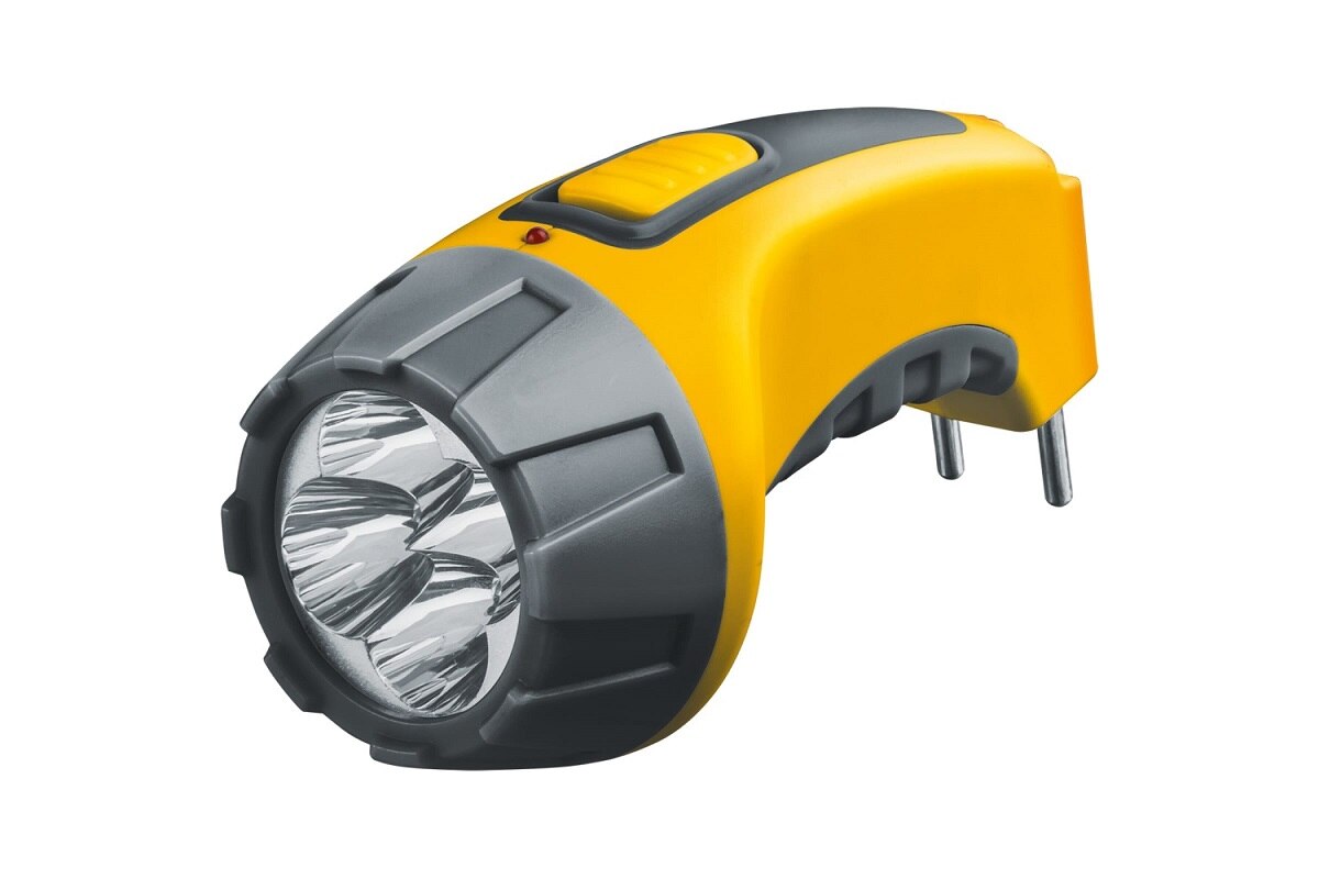 

Фонарь Navigator NPT-CP03-ACCU Пласт. 4LED, прям. зар-ка, акк.4В, 500мАч.