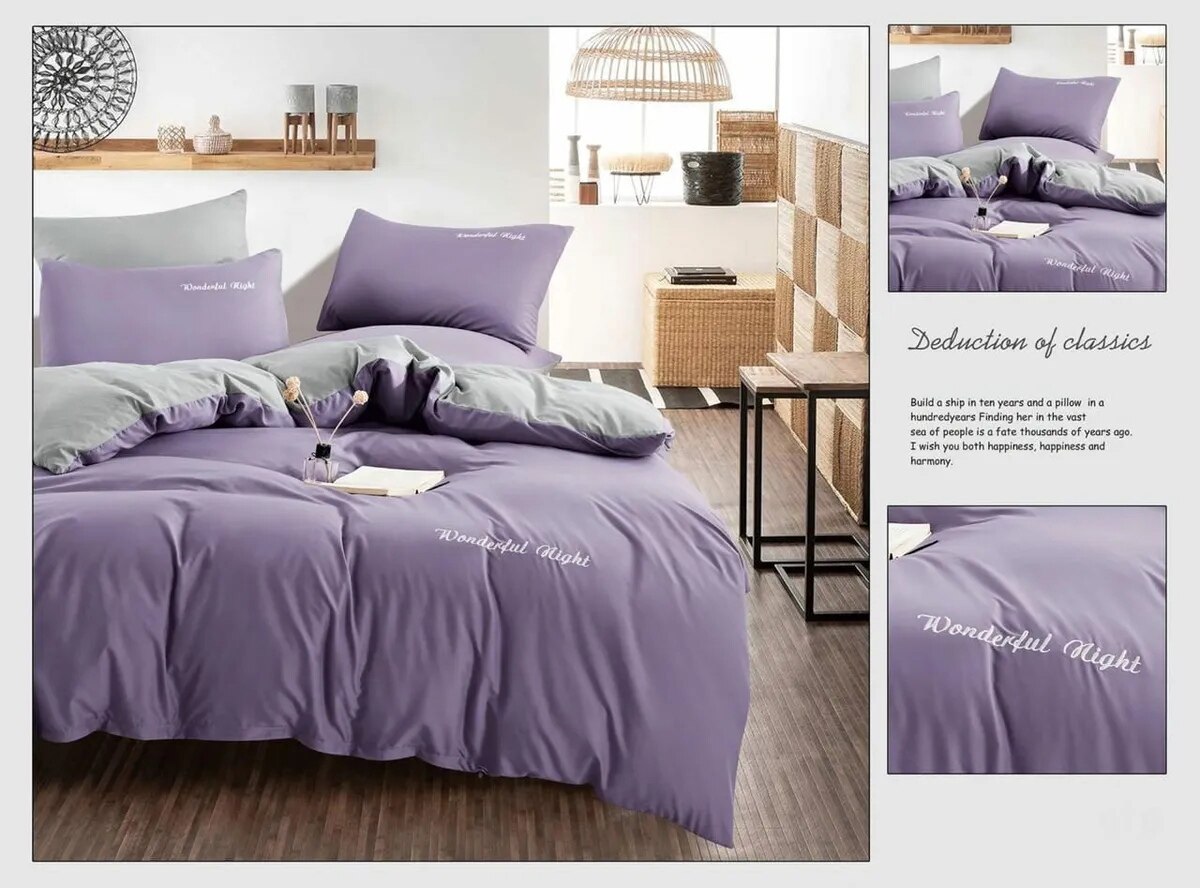 

Комплект постельного белья Wonderful Night Premium , 1,5 спальный/2 спальный/евро/семейное, жатка