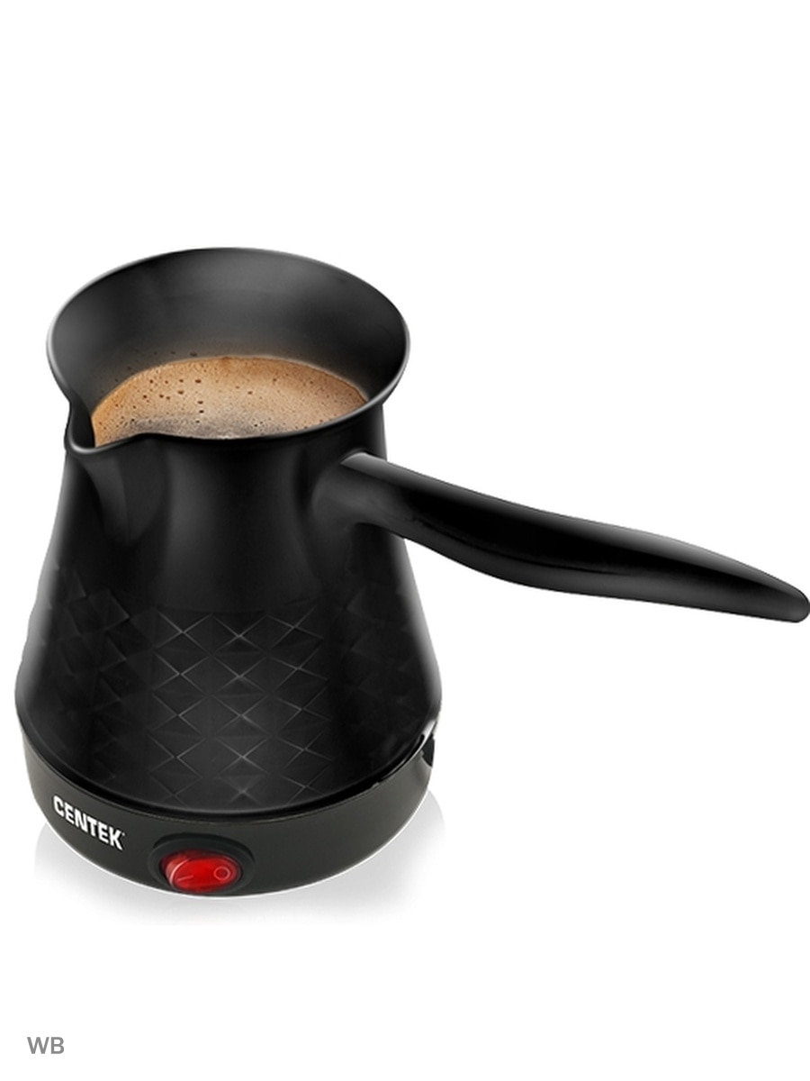 

Электрическая турка Centek CT-1097 Black (черный) 200 мл, 1050Вт
