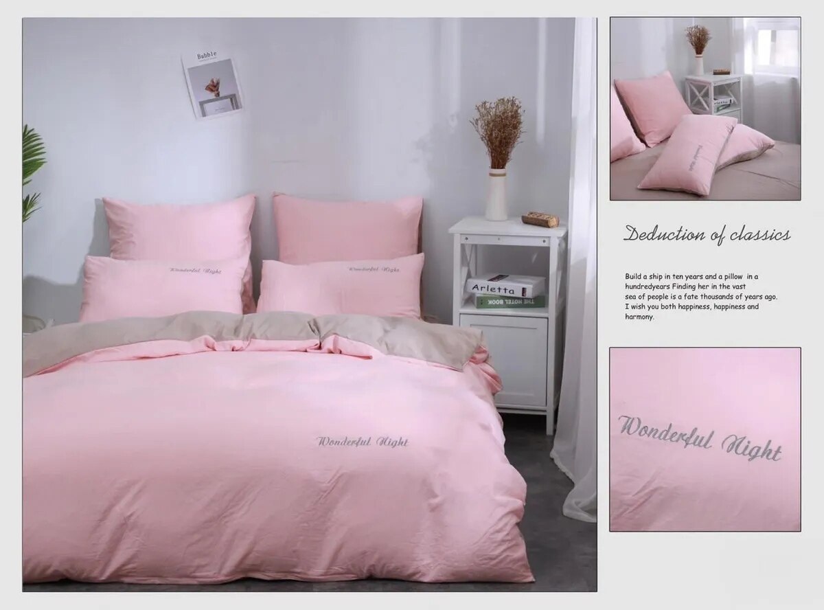 

Комплект постельного белья Wonderful Night Premium , 1,5 спальный/2 спальный/евро/семейное, жатка