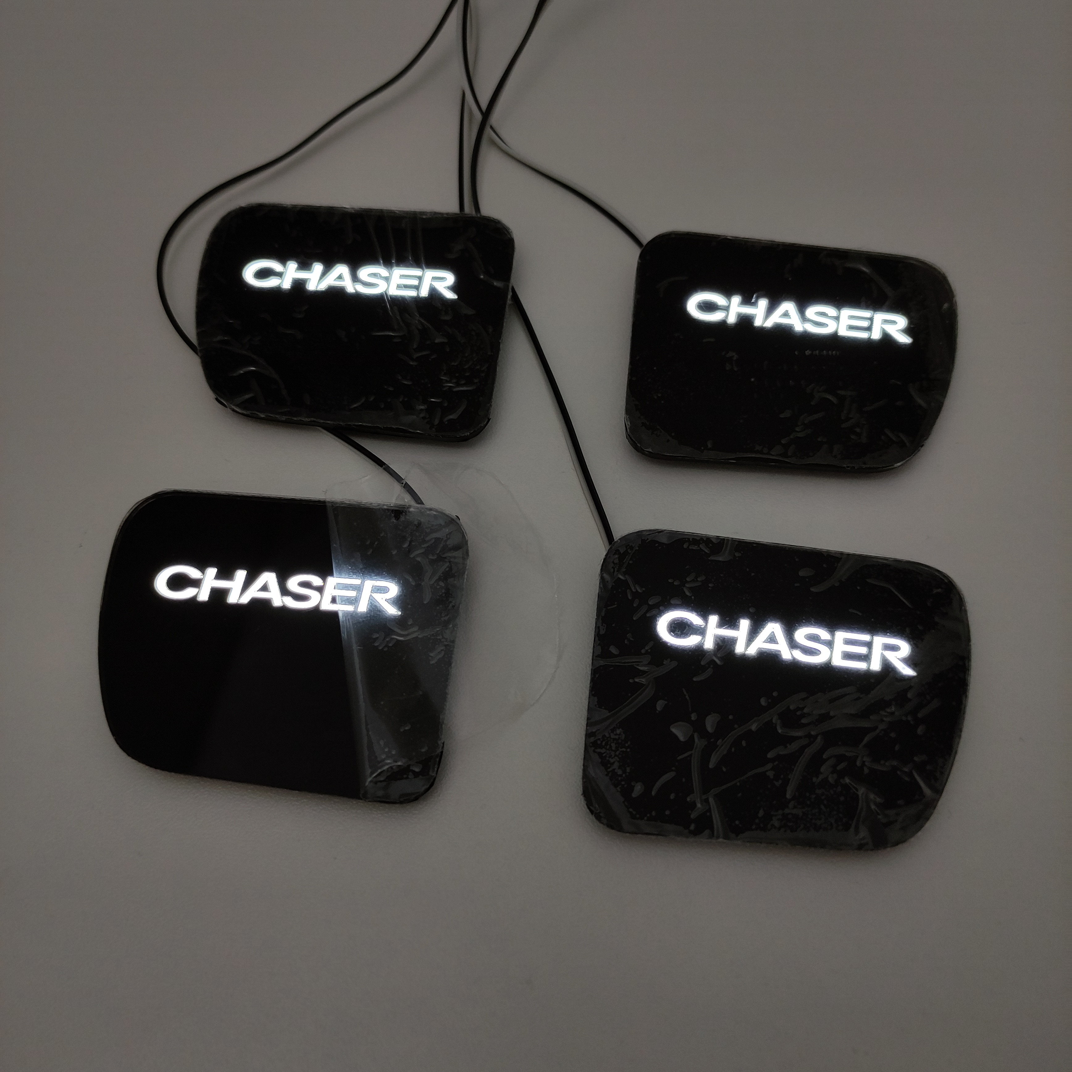 

Светодиодная подсветка салона автомобиля IGZEL для Toyota Chaser, Led накладка дверных ручек светящаяся вставка, тюнинг