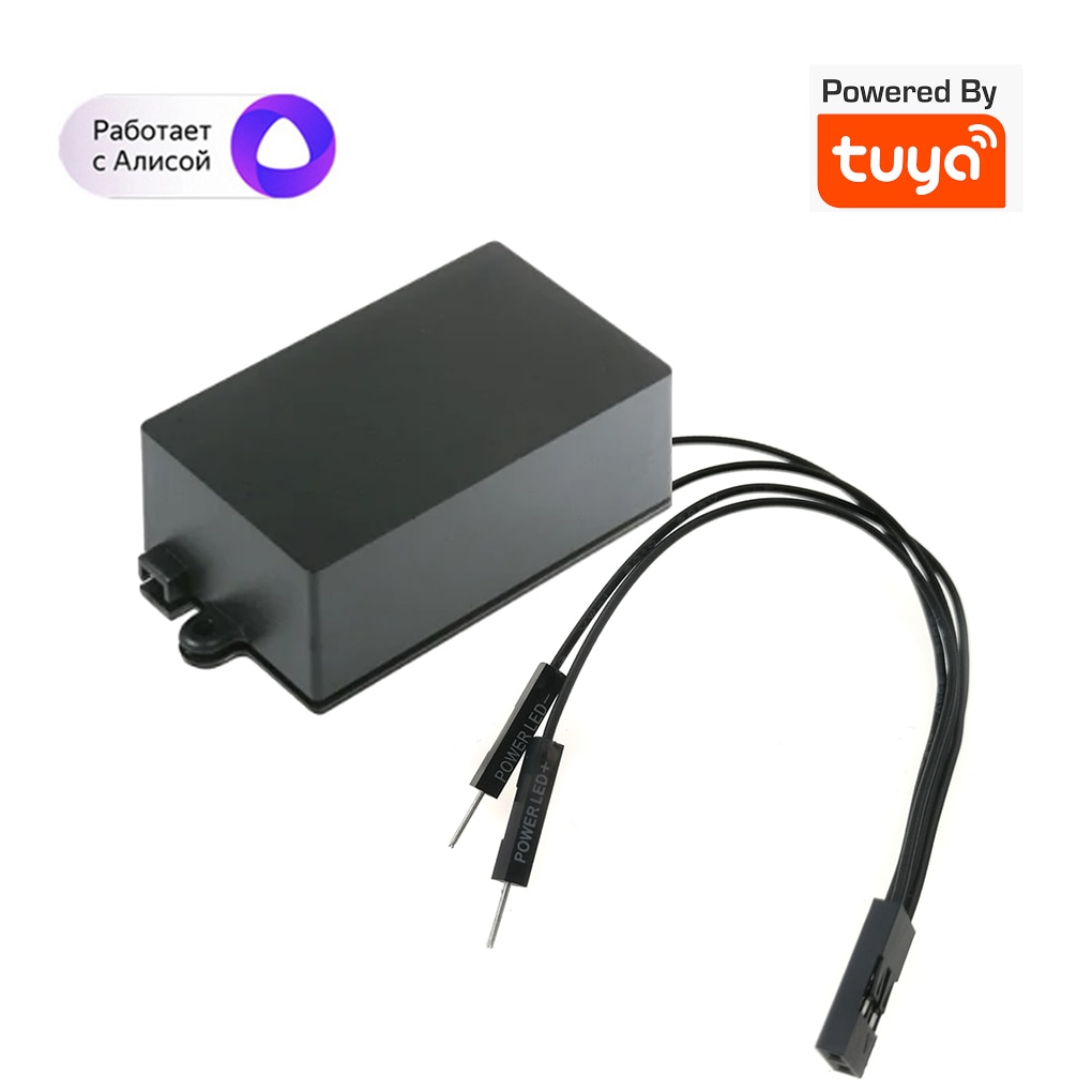 

Умная кнопка для компьютера: включает и выключает компьютер удаленно. (Интеграция Алиса или Apple HomeKit, Siri)