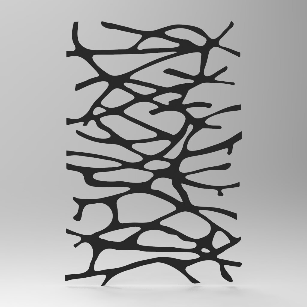 Панно металлические Картина из металла Декор для дома На стену Дизайн Лофт Ветви Дерево Сеть