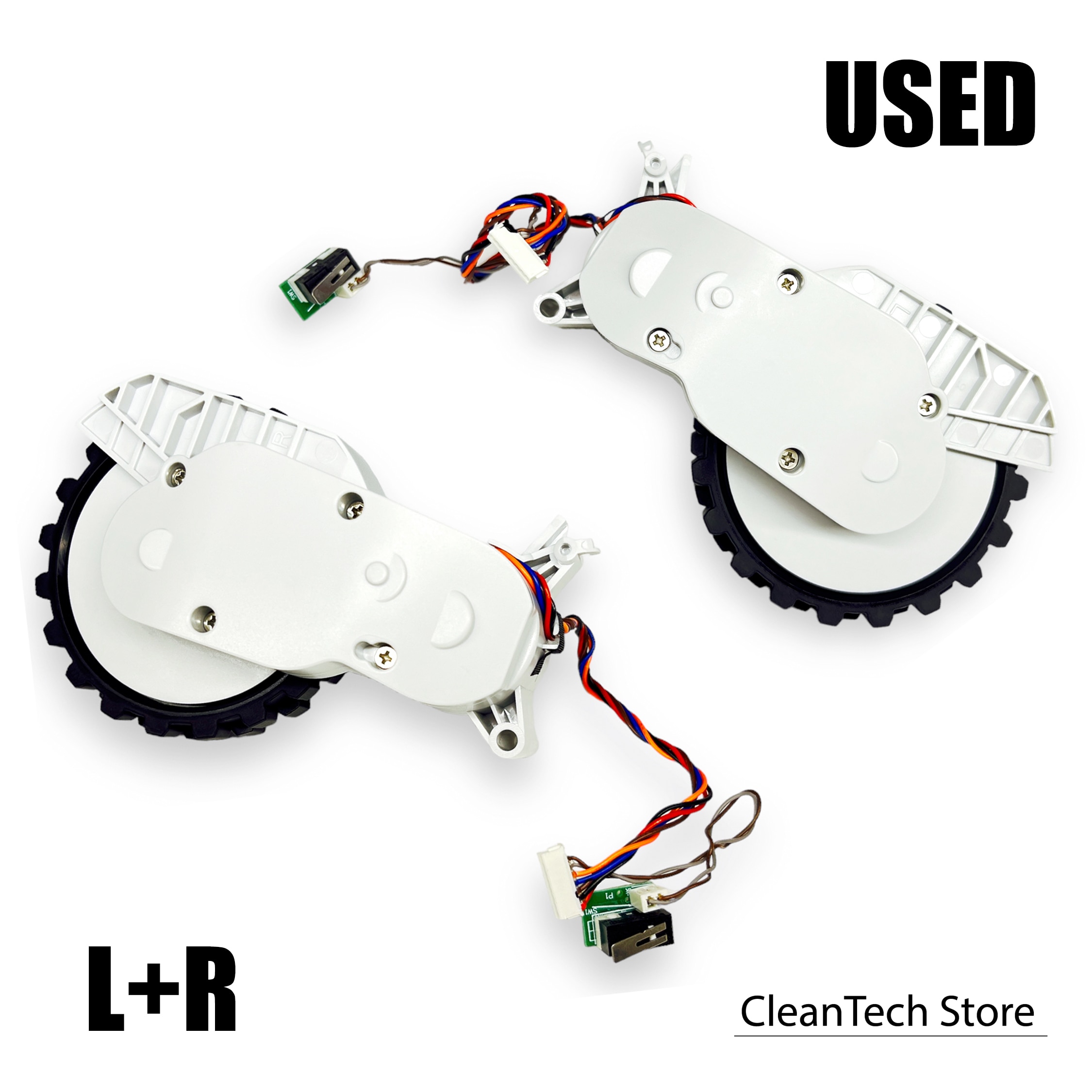 

Оригинальное колесо (L,R) (цвет белый) для робота-пылесоса Xiaomi Mi Robot Vacuum Mop 2 (STYTJ03ZHM) / Mijia 2C (RU)