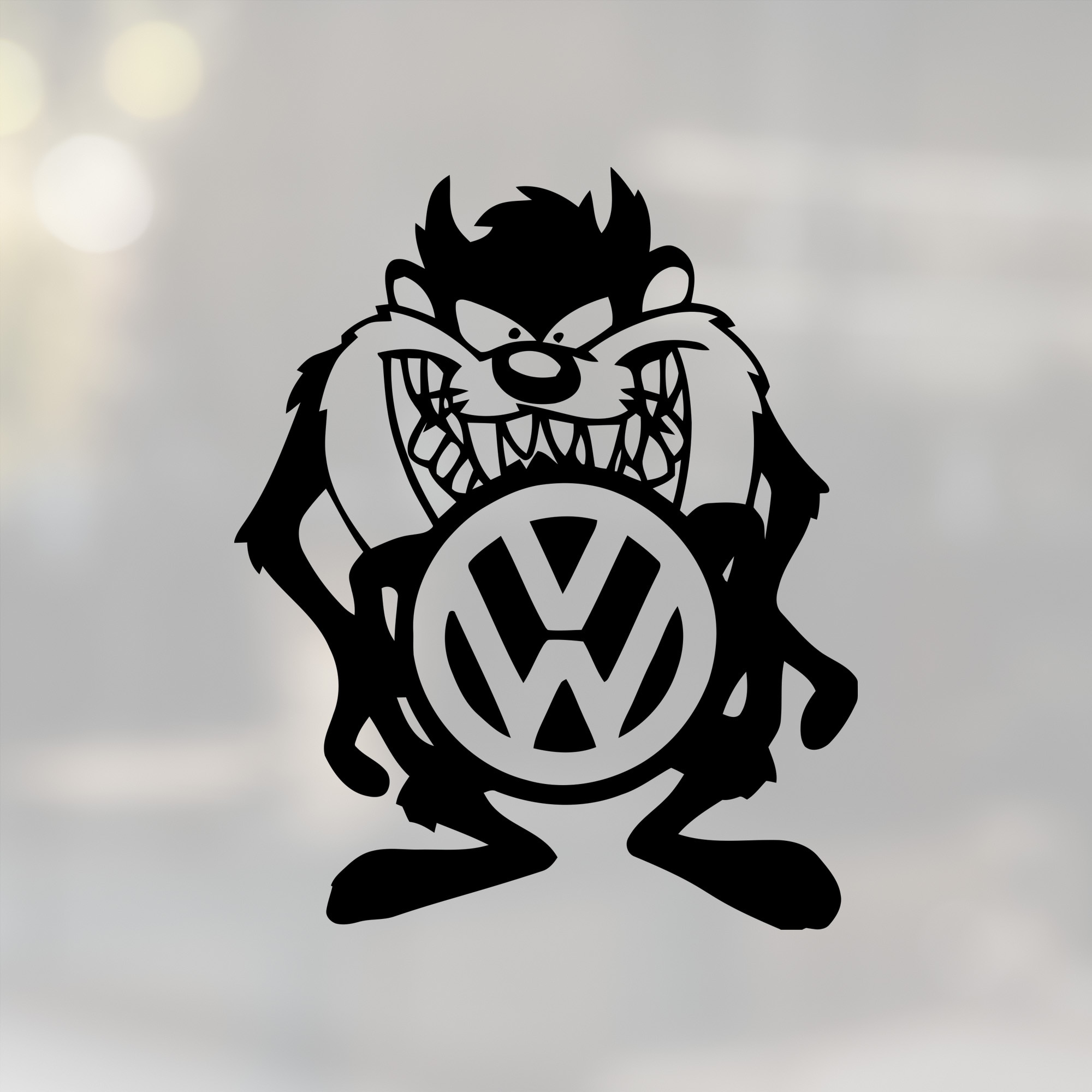 

Наклейка на автомобиль Тасманский дьявол VW