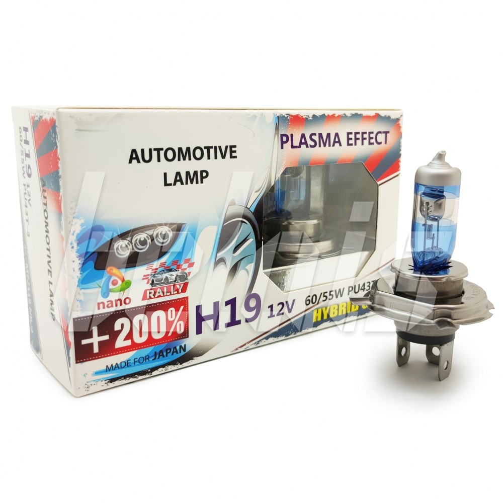 

Лампы галогенные «Mitsumoro» H19 +200 Plasma Effect (12V-60/55W, PU43t-3) #19088
