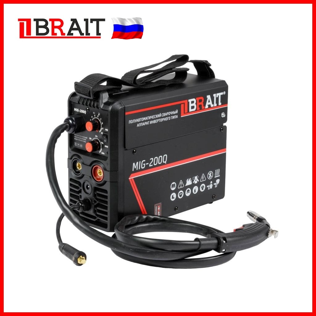 Инвертор сварочный полуавтомат MIG-200Q MIG/MAG/MMA 220V 18.01.020.043 Инвертор аппарат 3 в 1, 220В, Приборы для MIG-сварки марина алексеевна гуреева технология и оборудование для контактной сварки учебник