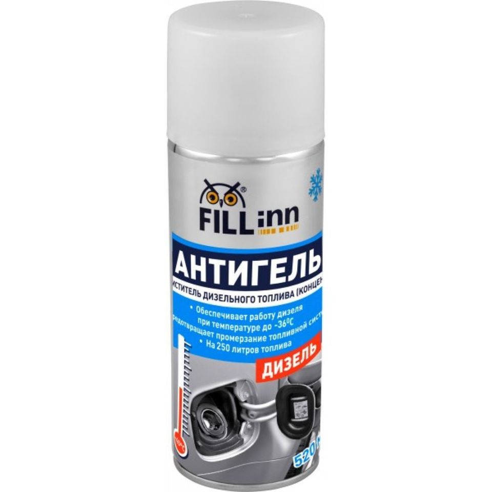 

Антигель и очиститель дизельного топлива концентрат 520 мл Fill inn FL090