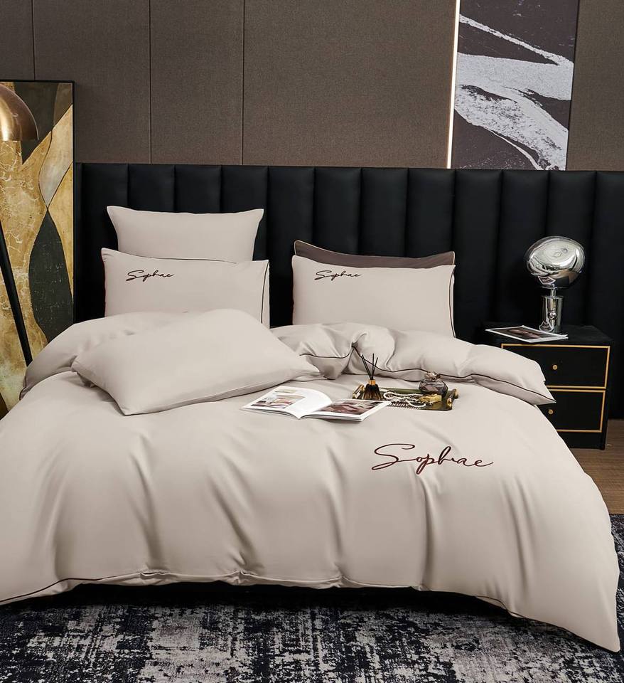 

Комплект постельного белья с простыней на резинке Подарочный комплект постельного белья Жатка Хлопок Евро Семейный 2 спальный