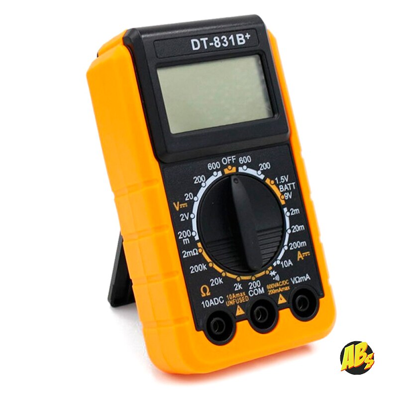 

Цифровой Универсальный мультиметр DT-831B + AC/DC Амперметр Вольтметр Ом тестер напряжения измеритель Multimetro ЖК-подсветка