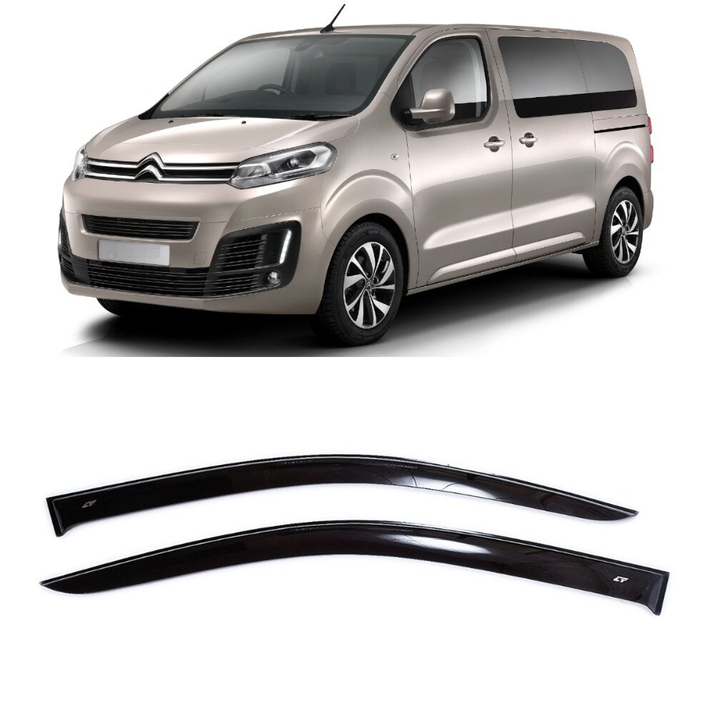 

Дефлекторы окон Cobra Tuning C42917 на авто Ситроен Спейс Турер МиниВэн 2016- н.в. 2 шт./комп. ветровики от дождя солнца и ветра