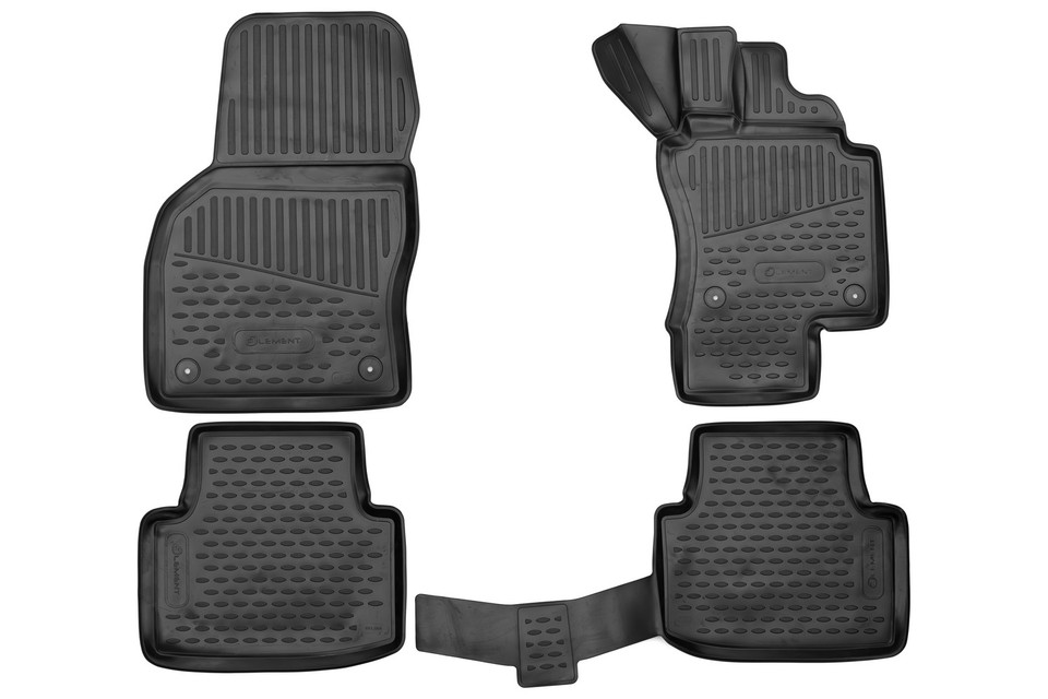 

Коврики 3D в салон для VOLKSWAGEN Passat B8 2014- правый руль, 4шт. (полиуретан)
