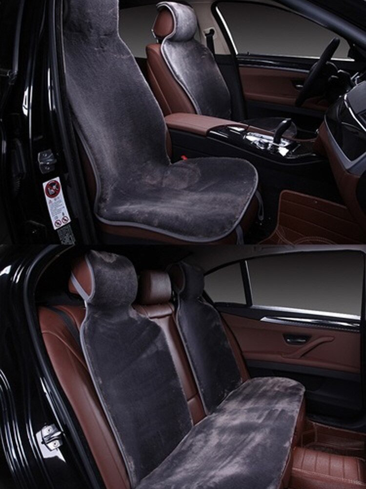 

Меховые накидки (авто чехлы) на все сиденья короткий ворс КОРОНА МЕХ, универсальный размер, искусственный мех АВТОПИЛОТ