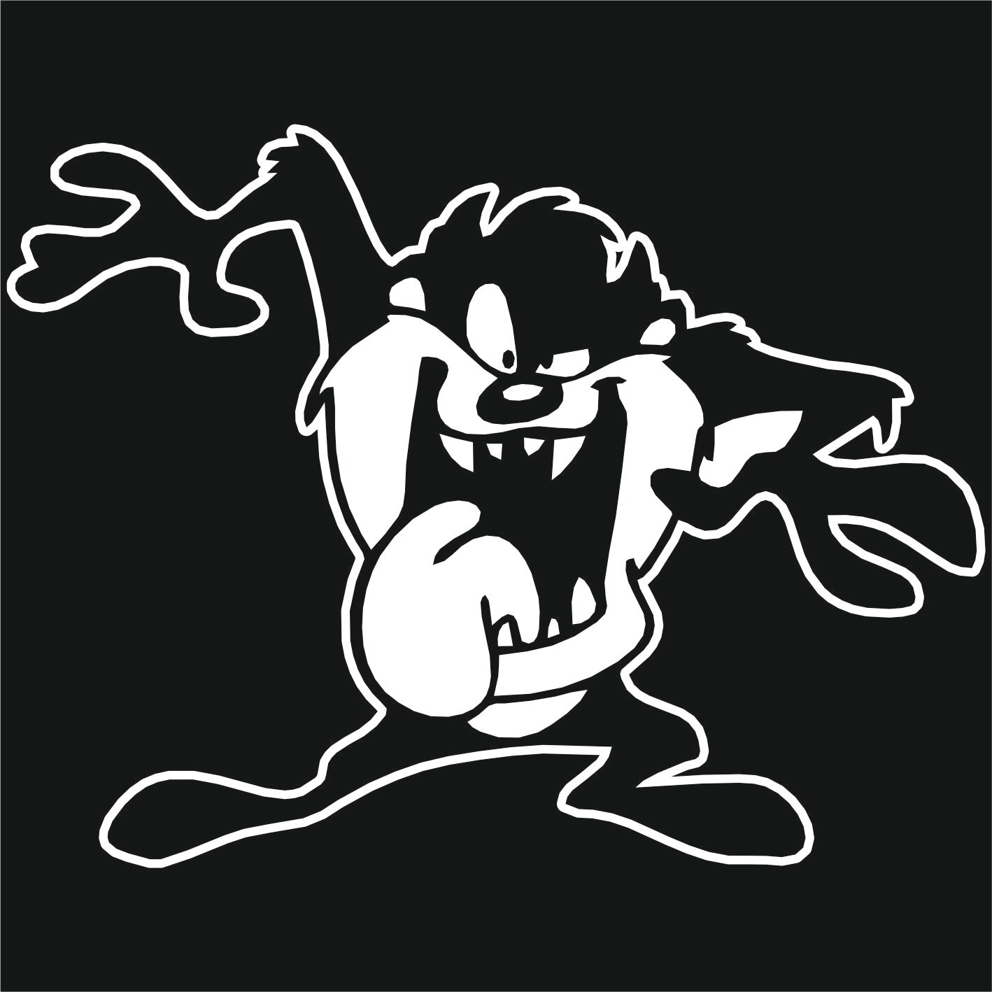 

Виниловая наклейка на авто "Тасманский дьявол" (автомобильные товары), аксессуары для автостекол, стикеры