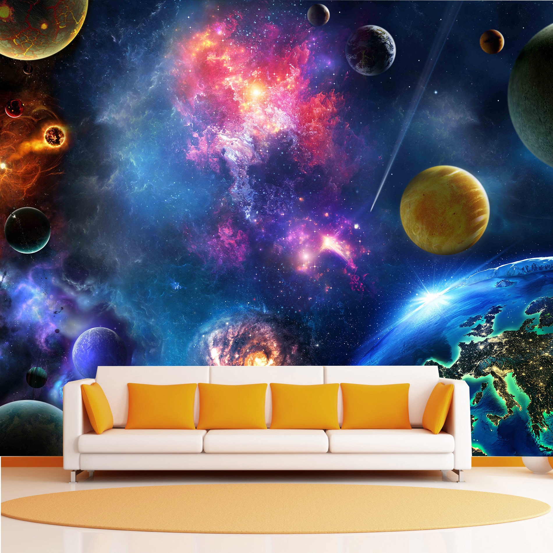 

Обои фотообои фотообои 3d на стену обои флизелиновые фото обои на стену Невероятный космос.