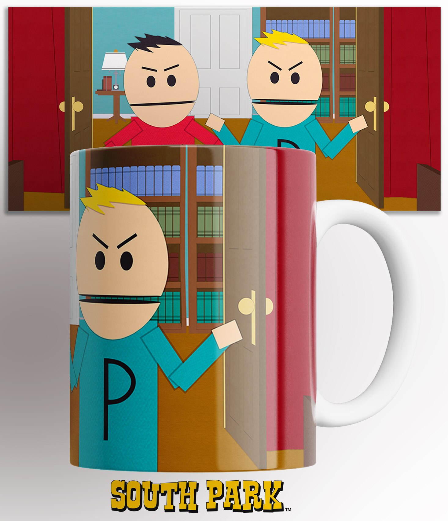 

Кружка Южный Парк South Park The Stick of Truth Терренс и Филлип / на подарок / с принтом / КР164808 330 мл