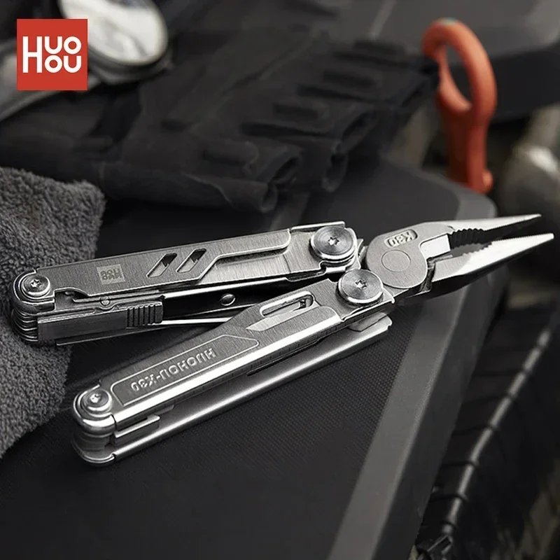 

Мультитул HuoHou K30 Pro 18 в 1 Складные плоскогубцы Нож Ножницы Пила Портативное многофункциональное оборудование для EDC на открытом воздухе