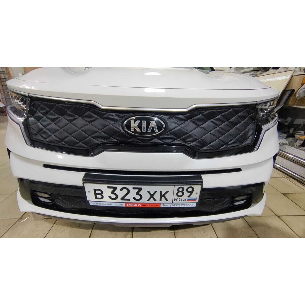 

Утеплитель радиатора для Kia Sorento 2020 – н.в. IV Киа Соренто (Комплект 2 детали)
