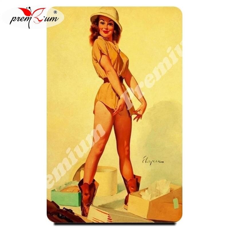 

Магнит на холодильник Американский классический Пинап, Pin-up girls
