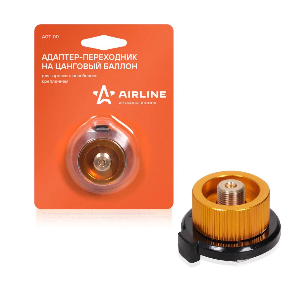 

Адаптер-переходник на цанговый баллон для горелки с резьбовым креплением AIRLINE AGT-00 AGT00