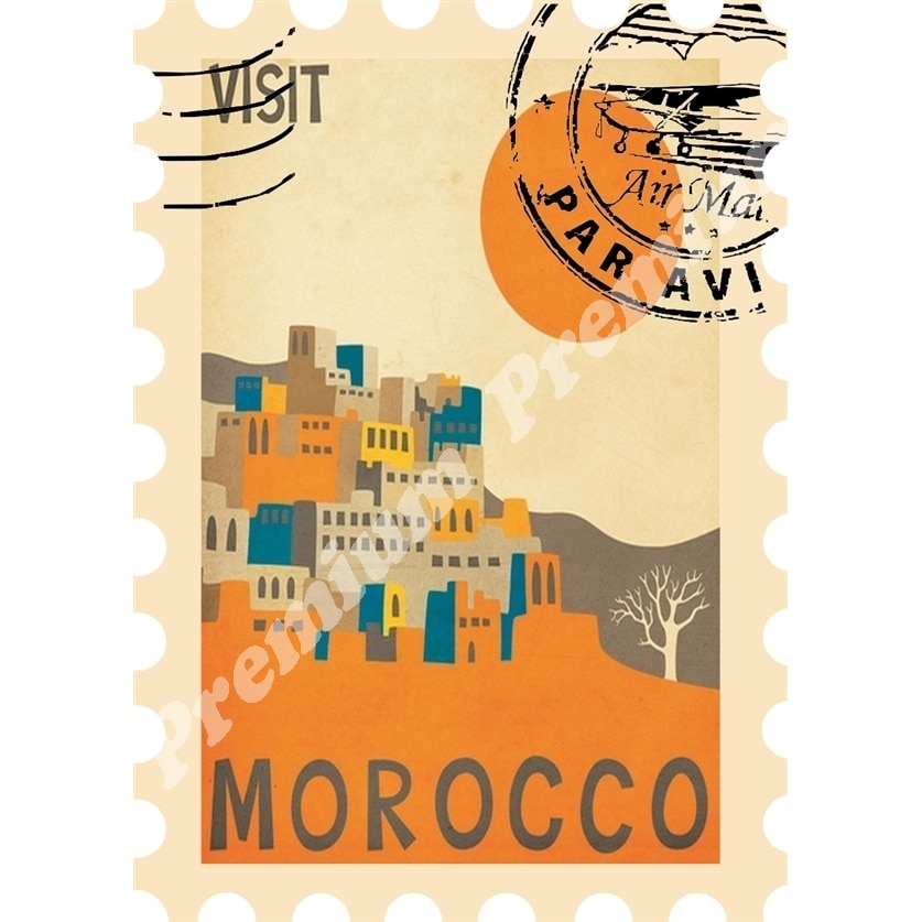 

PREMIUM Виниловый магнит "Марокко"