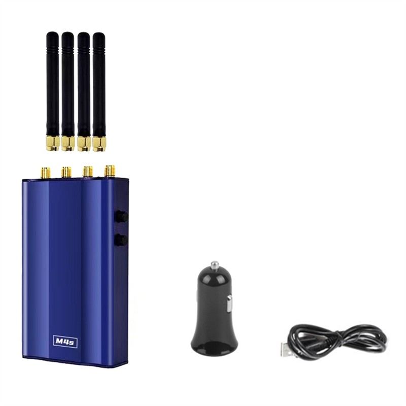 

Блокиратор сигнала GPS с 4 антеннами WiFi Camera Finder Без GPS-позиционирования и отслеживания Портативный GPS-детектор