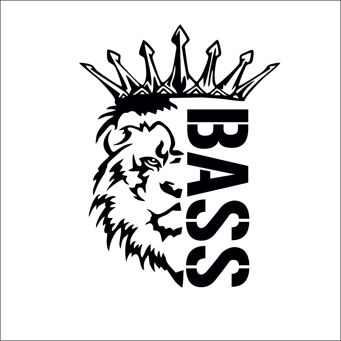 

Виниловая наклейка на авто Лев BASS, наклейка на капот, на заднее стекло лев с короной, стикеры (автомобильные товары)