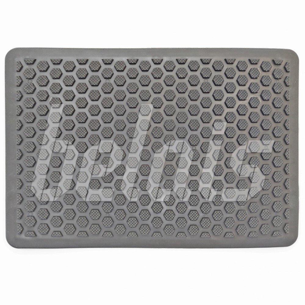 

Накладка на водительский коврик, подпятник (217*148, сота, серый) #18875