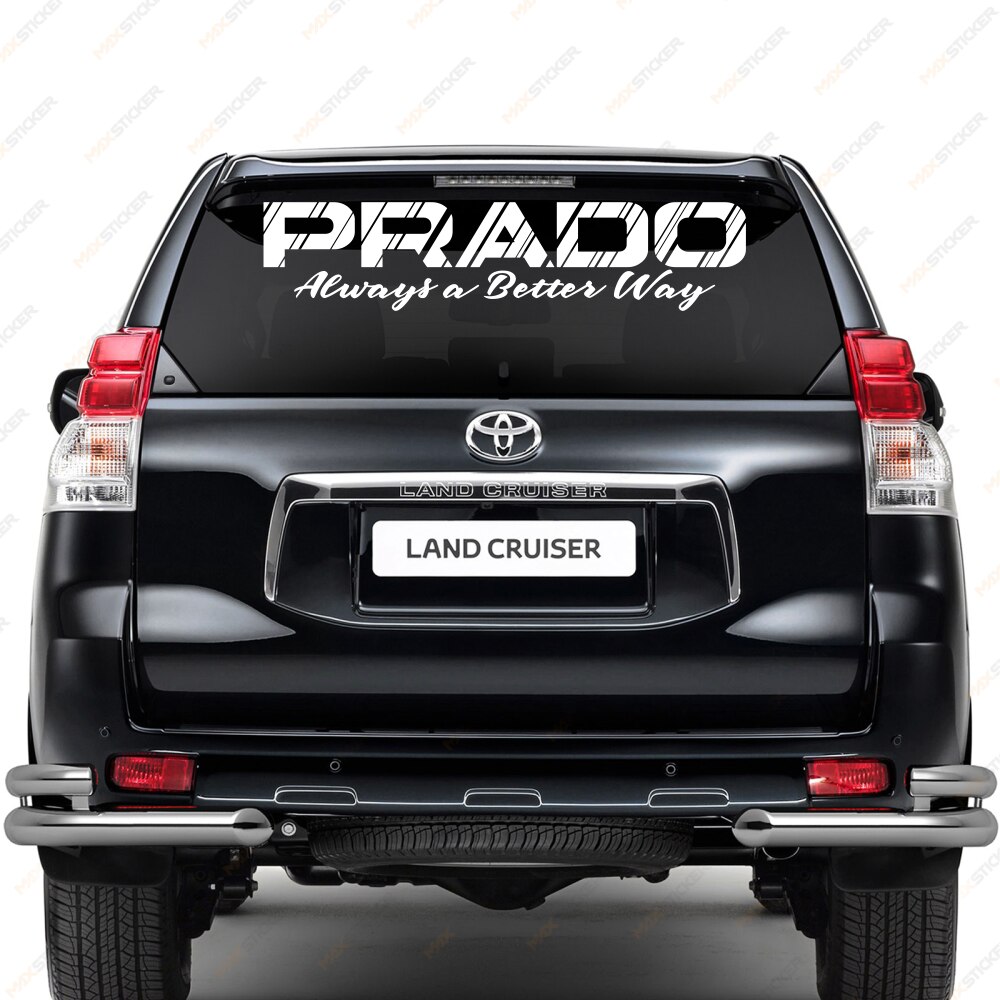 

Наклейка на заднее стекло Land Cruiser PRADO, виниловая наклейка на авто для PRADO, стикер на Land Cruiser PRADO