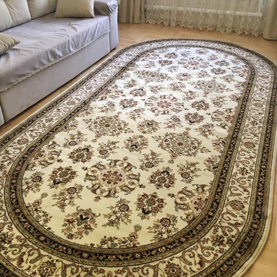 

Ковер на пол овальный