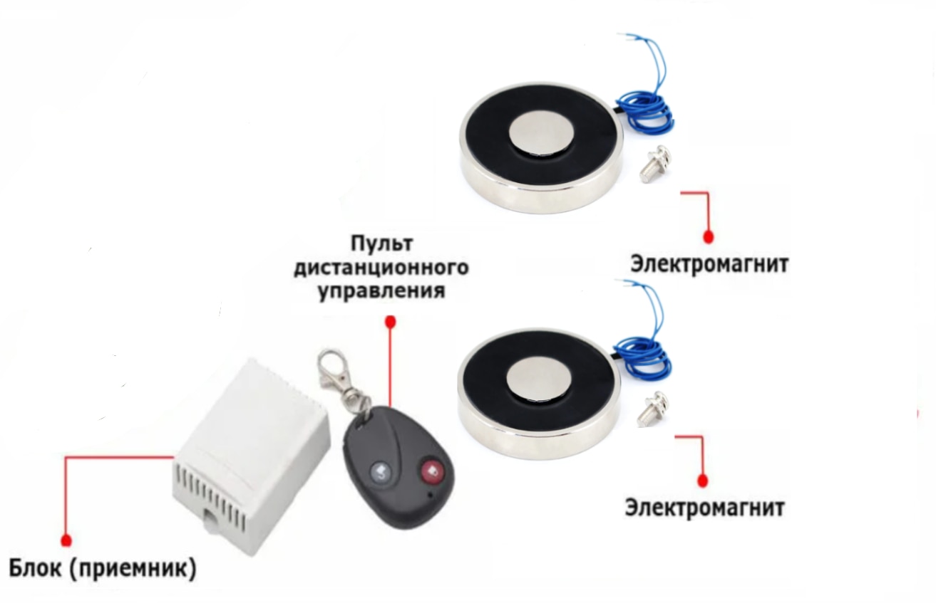 

2 Шт. Комплект Электро магнит на номера авто.