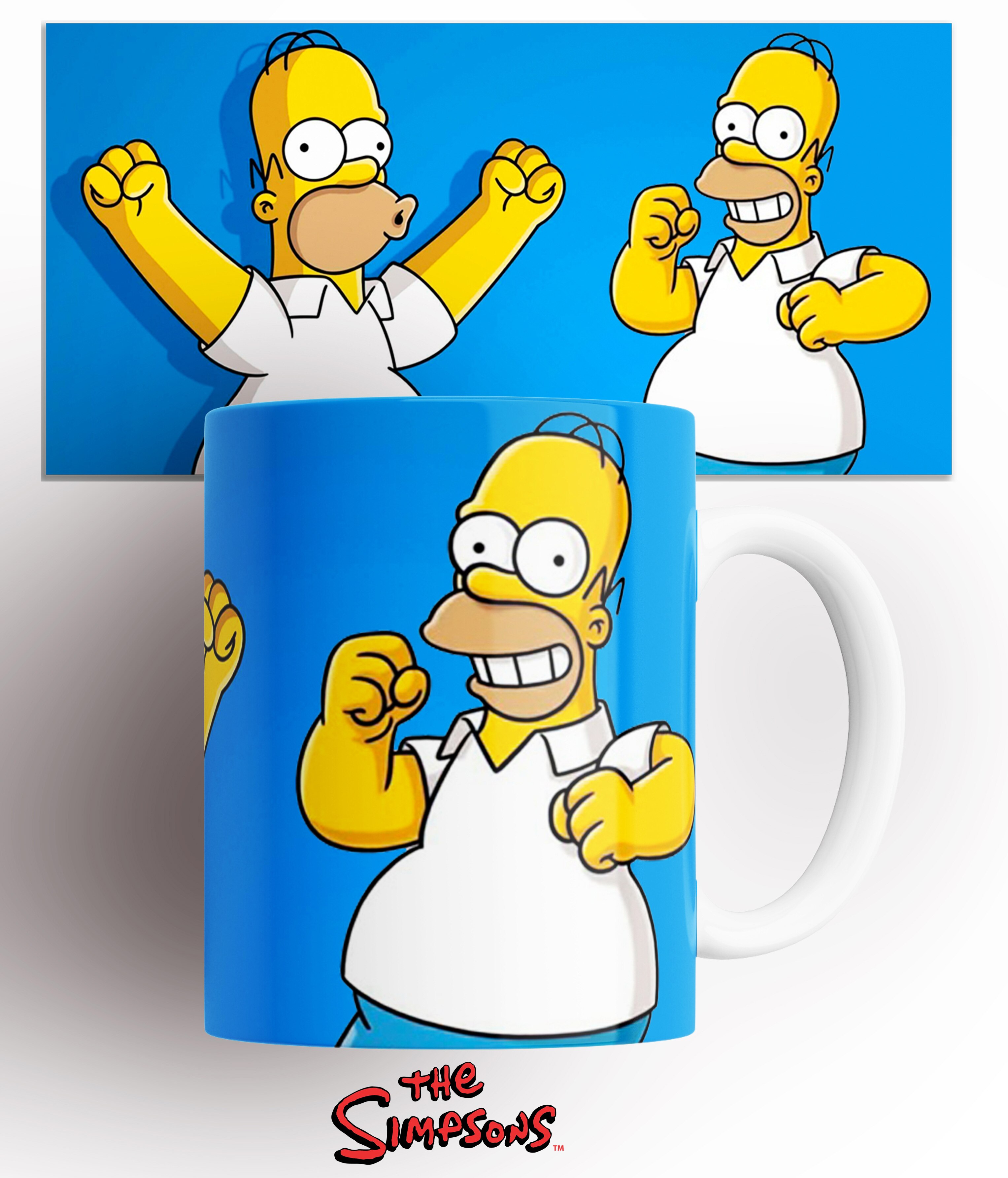 

Кружка Симпсоны/Гомер радостный/The Simpsons/Homer/мультсериал/принт/КР160383/330 мл