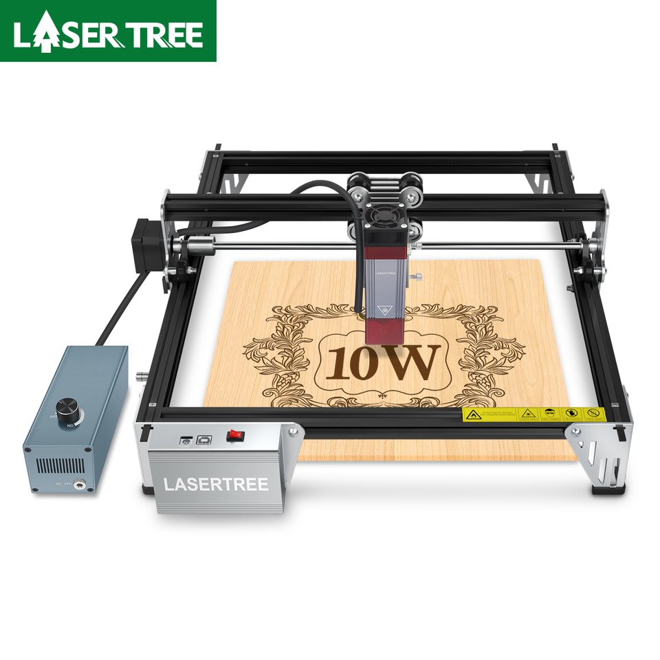 

LASER TREE K1Mini лазерный гравер с 10 Вт лазерная головка модуль ЧПУ гравировка резки машина деревообрабатывающие инструменты