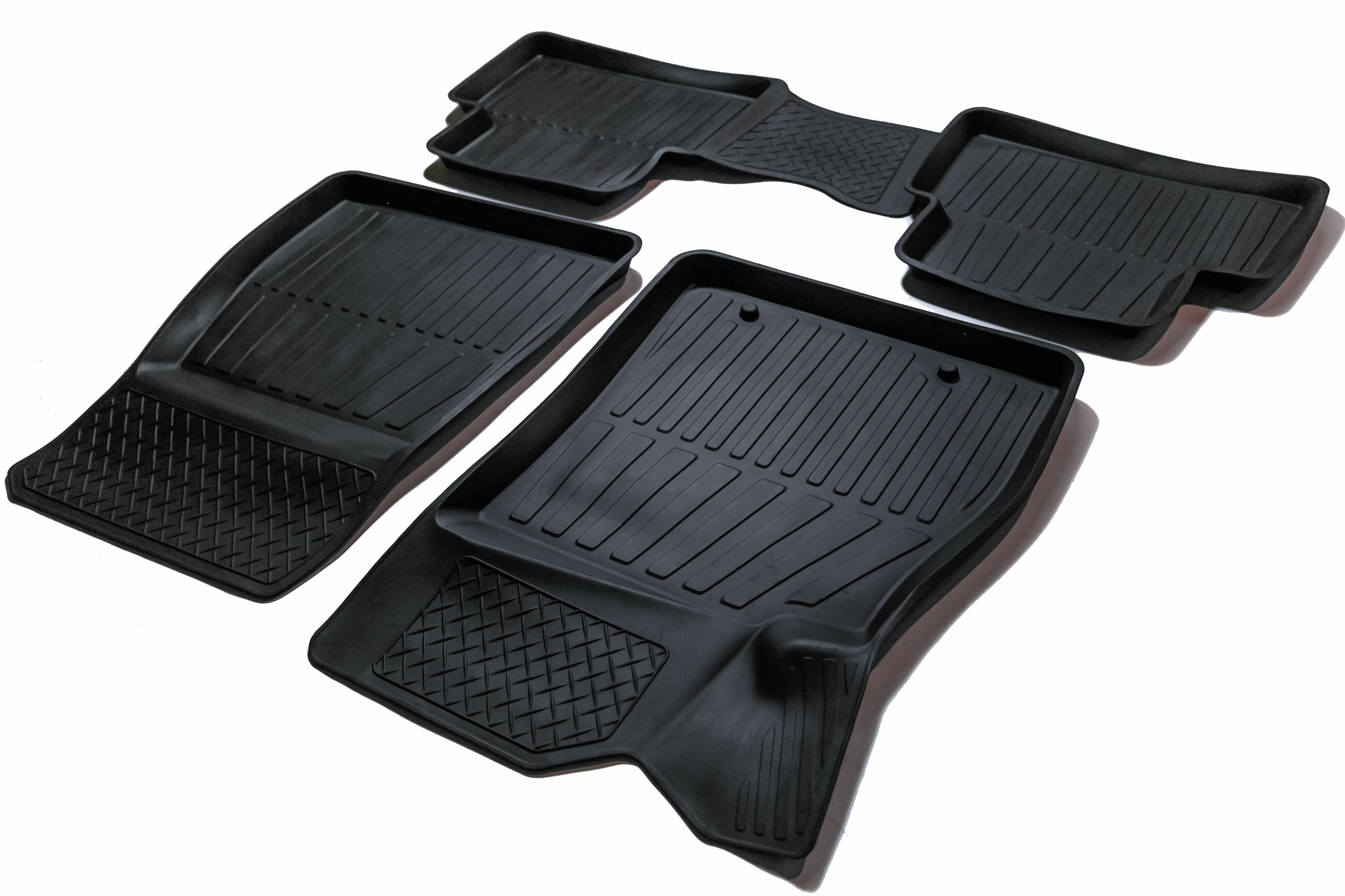 

Резиновые коврики в салон 3D PREMIUM для Nissan Juke 2011- / Автомобильные коврики для Ниссан Жук