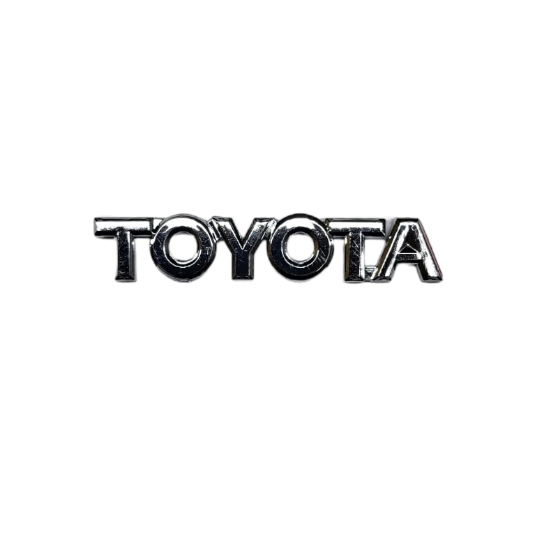 

Надпись TOYOTA 9 х 1,8см эмблема логотип значок Тойота