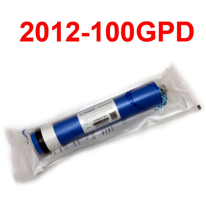 

Мембрана Vontron ULP2012-100 GPD Мембрана обратного осмоса фильтра для воды с корпусом 2012