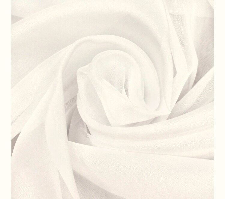 

Тюль вуаль 290 прозрачный белый / тюль в спальню / в гостиную / на кухню