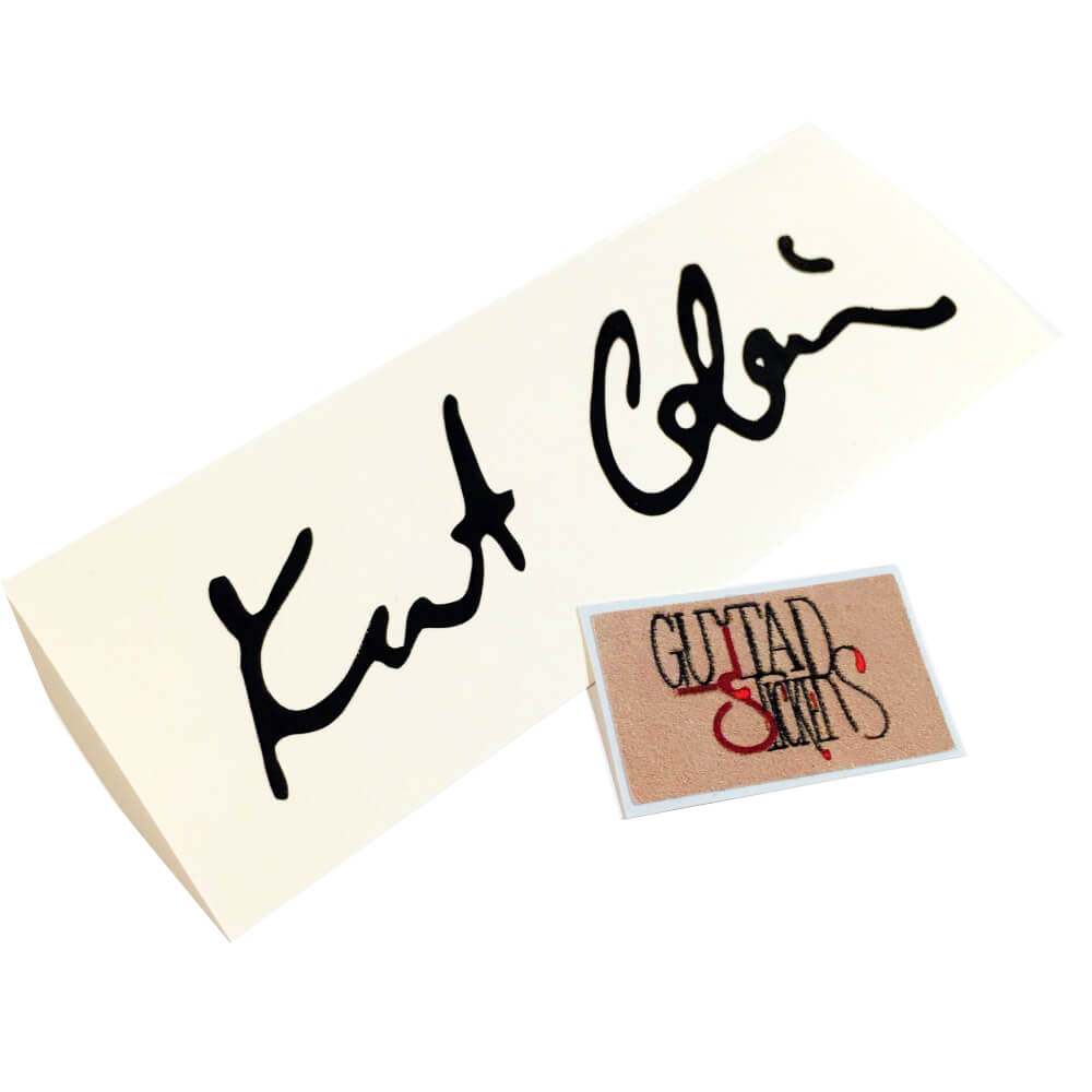 

Виниловая наклейка "Автограф Курта Кобейна (Kurt Cobain)"